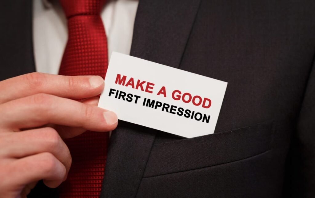 Make a good first impression